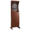 Carmelli Carmelli NG1040 Outlaw Free Standing Dartboard & Cabinet Set; Cherry Finish bg1040